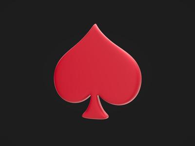 Red Spade Emblem