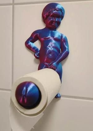 Manneken Pis - Funny Toilet Paper Holder