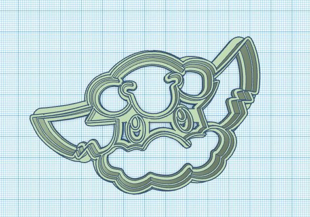 Pokemon: Cottonee Cookie Cutter