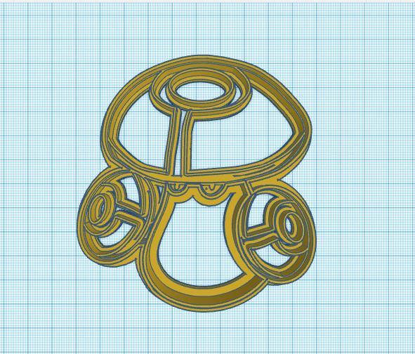 Pokemon: Amoonguss Cookie Cutter