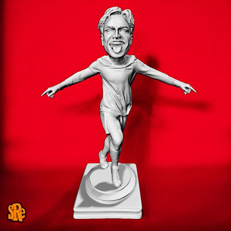 Kenan Yildiz CABEZON Tongue Sticking Out Celebration - Forward Turkey