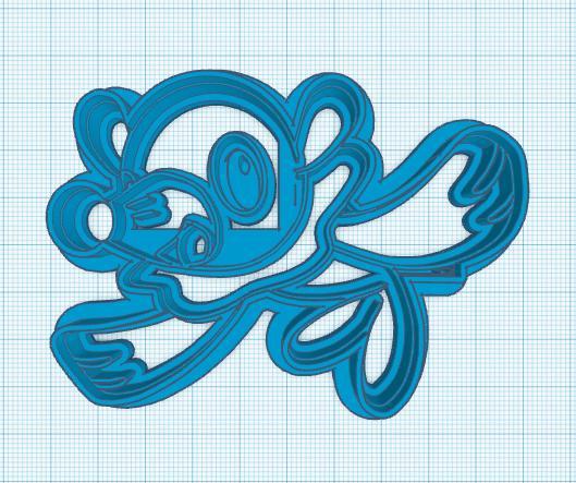 Pokemon: Popplio Cookie Cutter