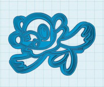 Pokemon: Popplio Cookie Cutter