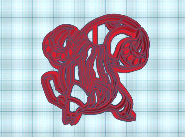 Pokemon: Heatmor Cookie Cutter