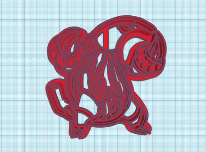 Pokemon: Heatmor Cookie Cutter