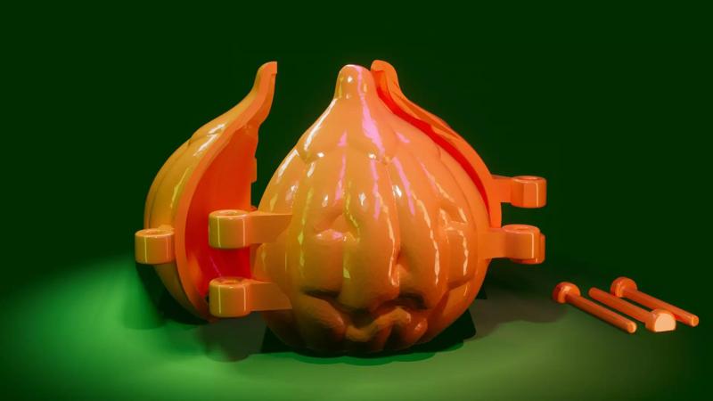 Pumpkin Modak Mold - Dumpling Mold - Halloween Themed