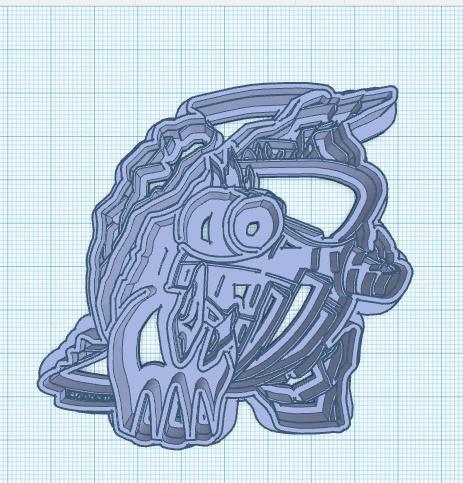 Pokemon: Gigantamax Drednaw Cookie Cutter