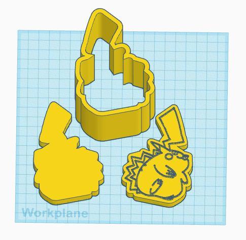 Pokemon: Gigantamax Pikachu 3 Piece Mold