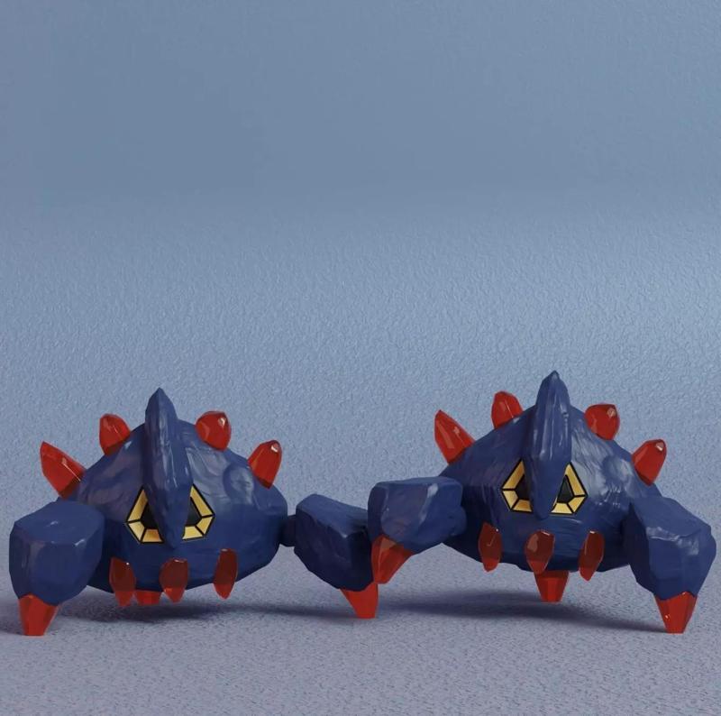 Pokemon - Boldore with 2 poses