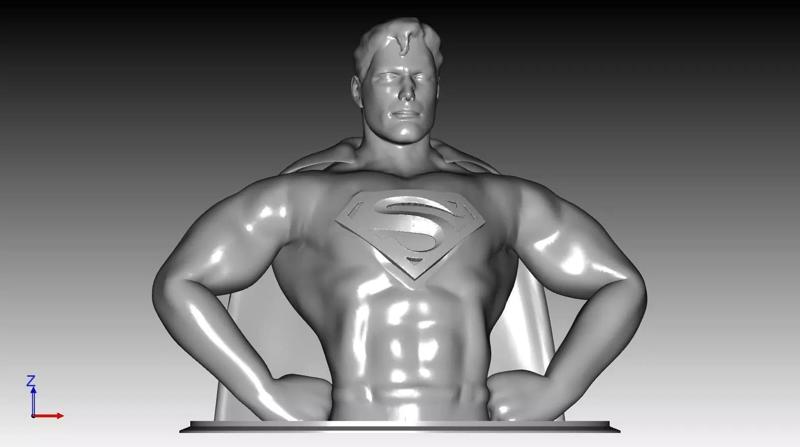 Sculpture - superman bust