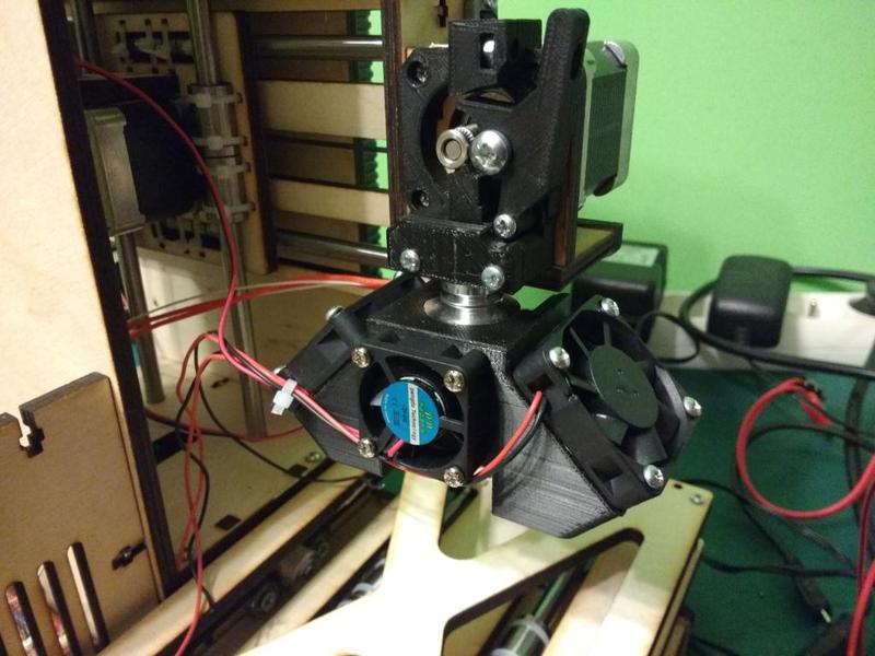 Fan duck for Chinese hotend (clone e3d v5)