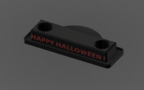 Happy Halloween Candle Holder