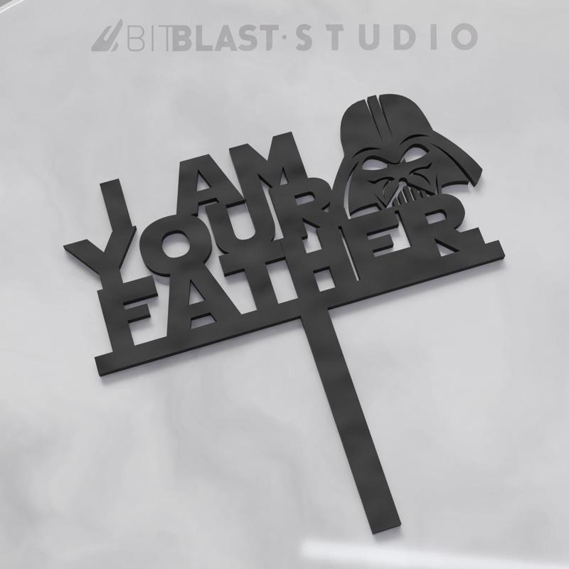 Star Wars Cake Topper (I am your Father)