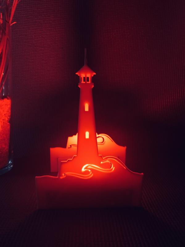 Lighthouse with lighting, easy to print