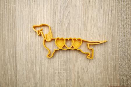 Cookie shape dog dachshund