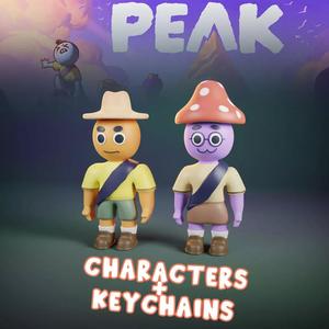 PEAK Characters Hats Keychains
