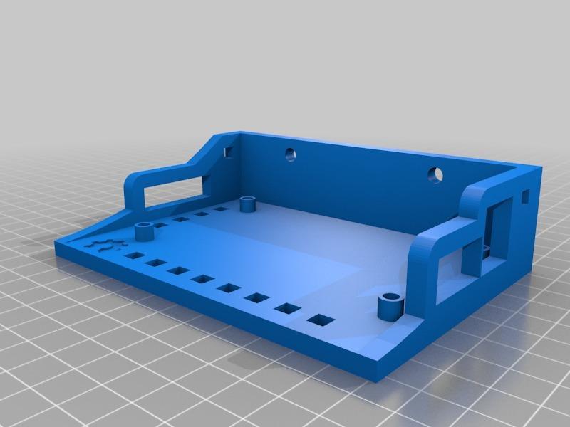 Azteeg X5 Mini V3 40mm extrusion mount. 