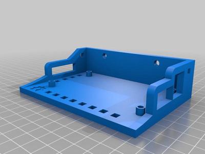 Azteeg X5 Mini V3 40mm extrusion mount. 