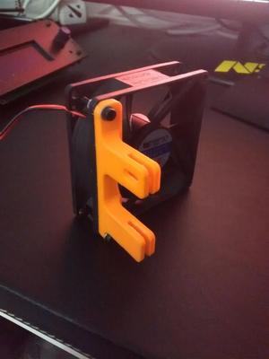 Fan mount 80mm prusa steel (for ramps and arduino).