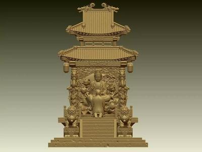 Buddha Worship Temple Diorama ver 2