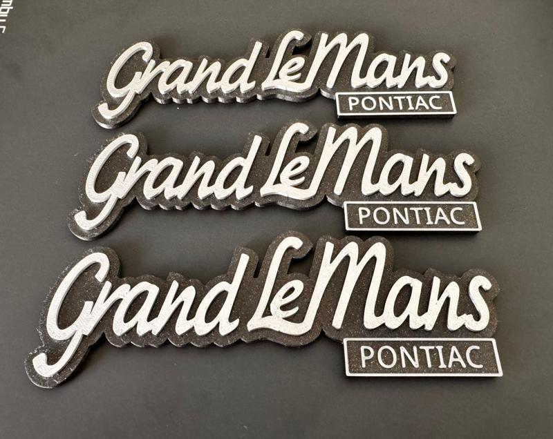 Grand LeMans car plate
