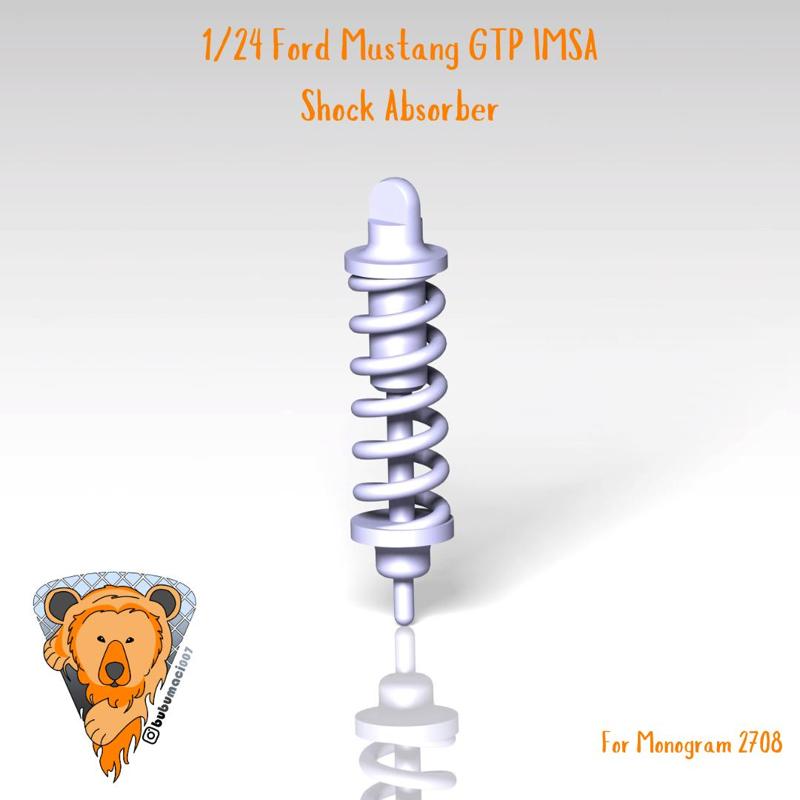 Monogram Ford Mustang GTP IMSA 1/24 shock absorber
