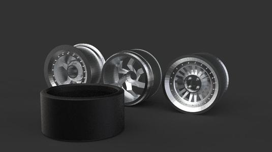 Wide Low Profile Stanced Tyre