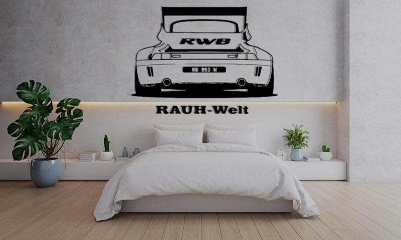 Wall Art Car Porsche 993 RWB