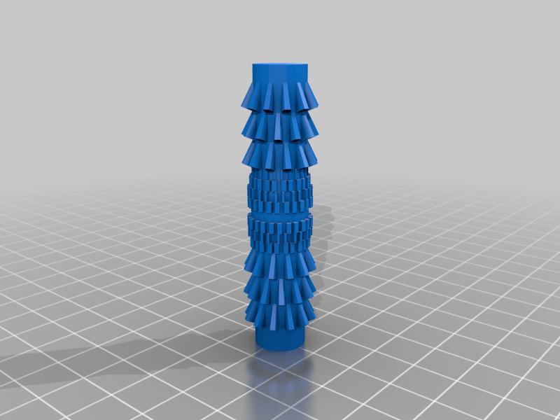 Alternating Tinkercad Gear Vase