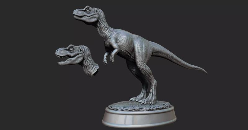 The Lost World Juvenile Tyrannosaurus Rex - 3D Print Model