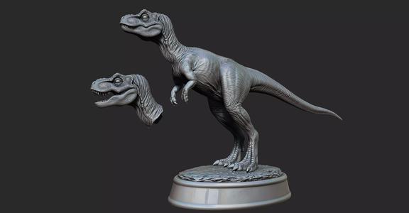 The Lost World Juvenile Tyrannosaurus Rex - 3D Print Model