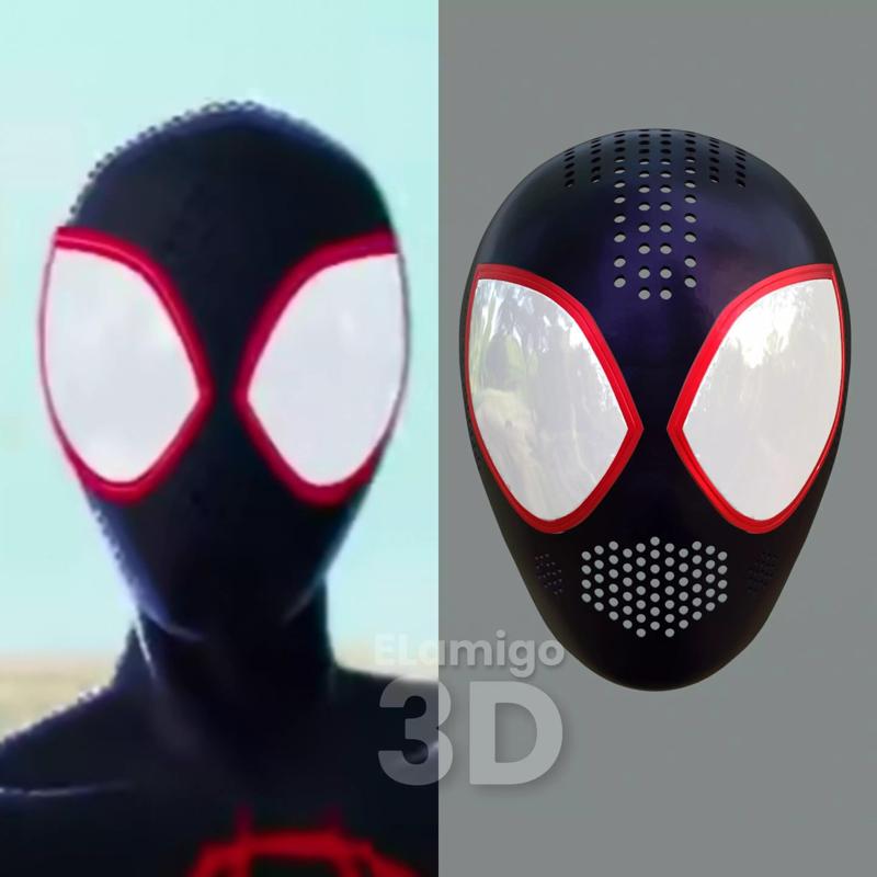 Spiderman Miles Morales Faceshell