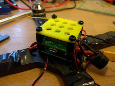 36mm PDB layer, 30.5mm holes. To stack on Naze32, CC3D