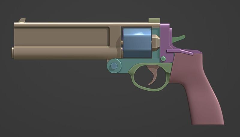 Metal Gear Solid Tornado-6 Ocelot's Revolver