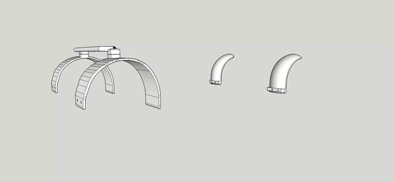 Wheel arches for the 2004 subaru Impreza body from tamiya