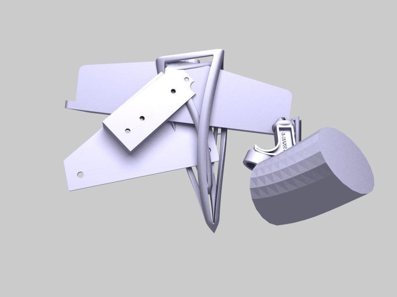 Novelty v.1 rhombohedron connector