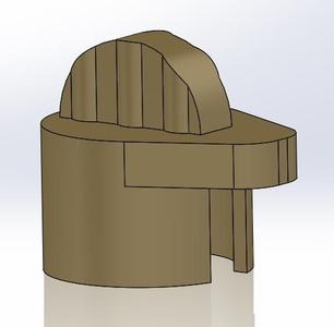 EMG Airsoft CTS Carbine Stock Battery Tube Plug