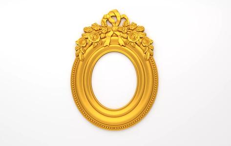 Frame mirror 3D model 07