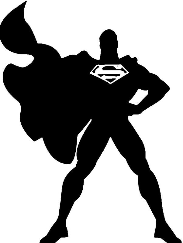 Superman wall decal