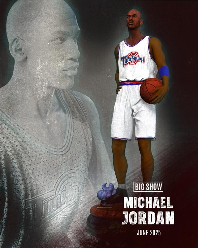BIG SHOW - MICHAEL JORDAN SCULPTURE - TESTED AND READY FOR 3D PRINTING