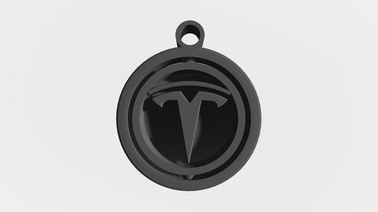 Tesla keychain