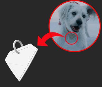 Krypto dog tag (Superman 2025)