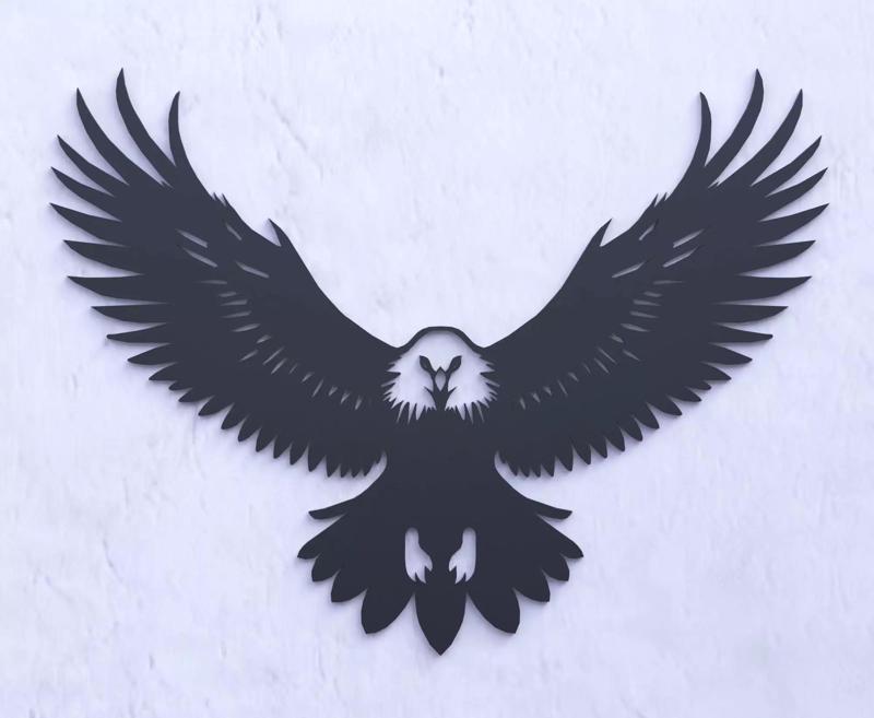 Eagle Spreading Wings Wall Decor
