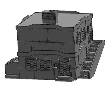 Inifinity Sci-Fi Armoured building