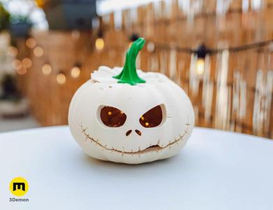 Jack Skellington Pumpkin Lantern