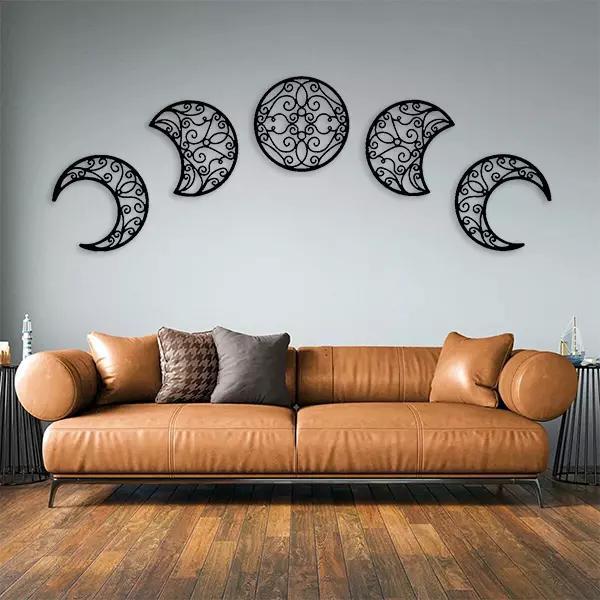 LUNAR PHASES MURAL