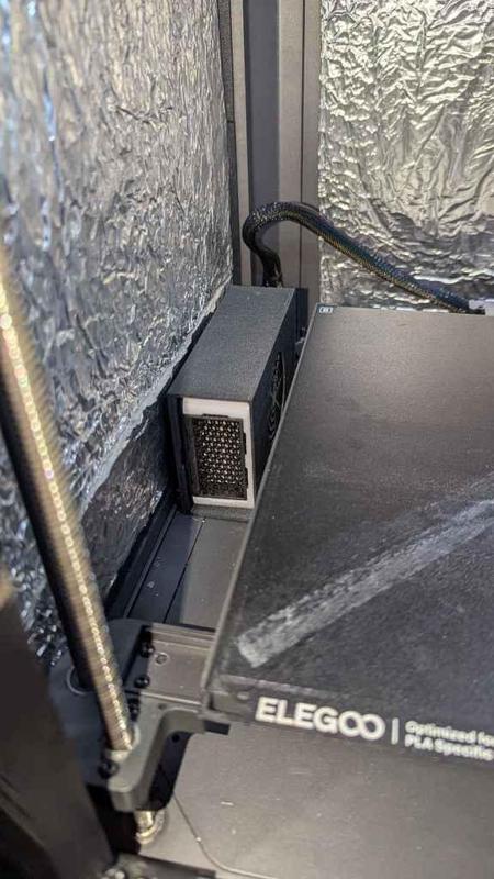 Centauri Carbon left side panel spacer/ heater holder