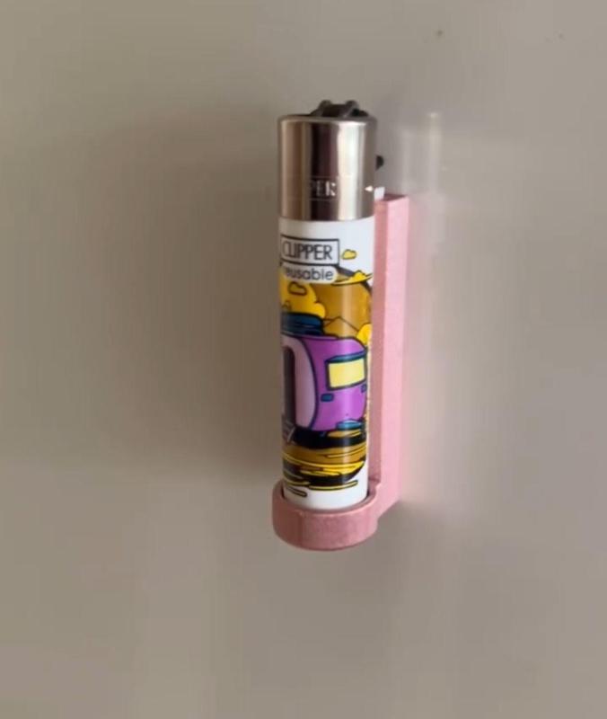 Magnetic Clipper Lighter Holder