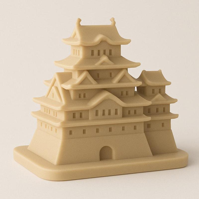 Himeji Castle - 3D Printable Japanese Landmark