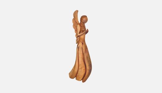Angel decoration, Home Decor Figurine, Christmas Gift Art, Spiritual Grace and Serenity